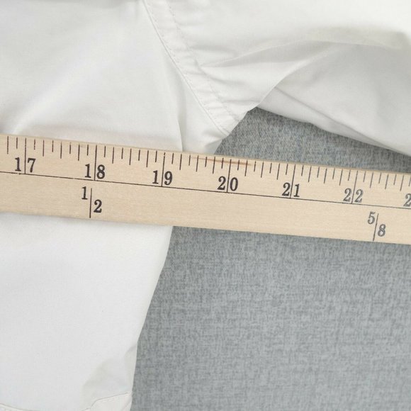 Neyelle Coat Womens Small White Fisherman Hooded Mock Neck Full Zip Long Sleeve - Picture 9 of 11